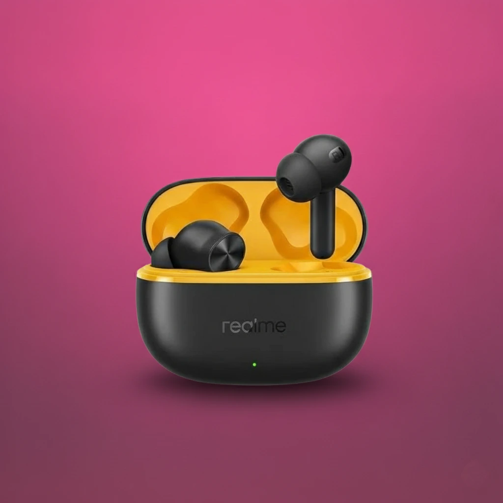 Realme Buds T200 Lite price in Bangladesh front view TWS earbuds