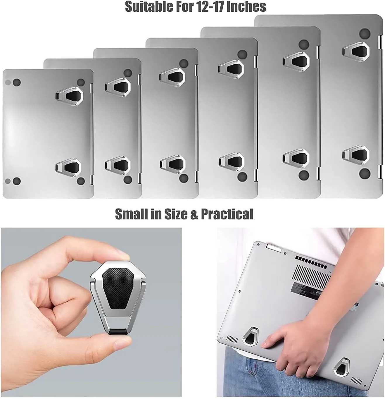 H5 Mini Metal Laptop Stand - Image 2