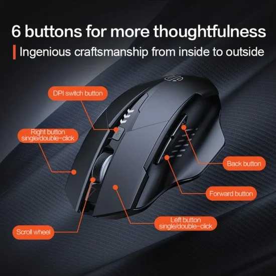 Inphic A1 Wireless Rechargeable Bluetooth Mouse - Image 2