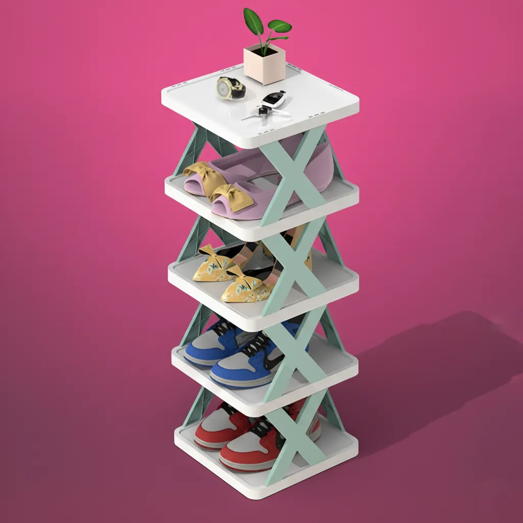 5 Layer Shoe Rack price in Bangladesh front view