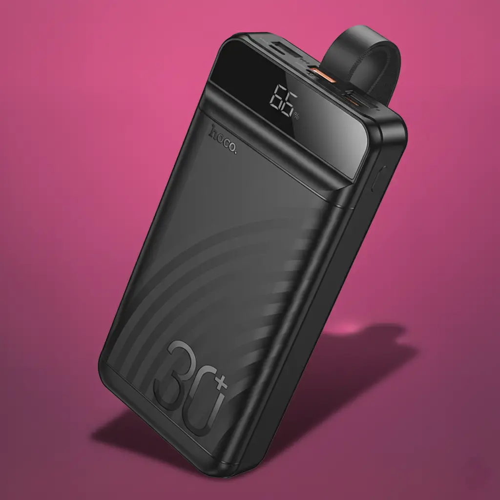 hoco mmj26 power bank price in Bangladesh 30000mAh fast charging front view