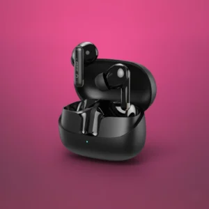 Geeoo T6 Pro Heavy Bass Wireless Earbuds – Black