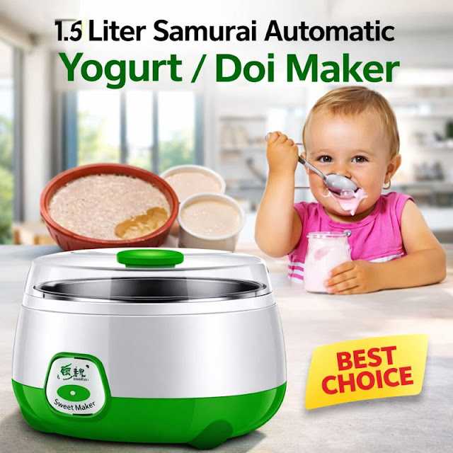 Samurai Automatic Yogurt Maker 1.5 Liter - Image 2