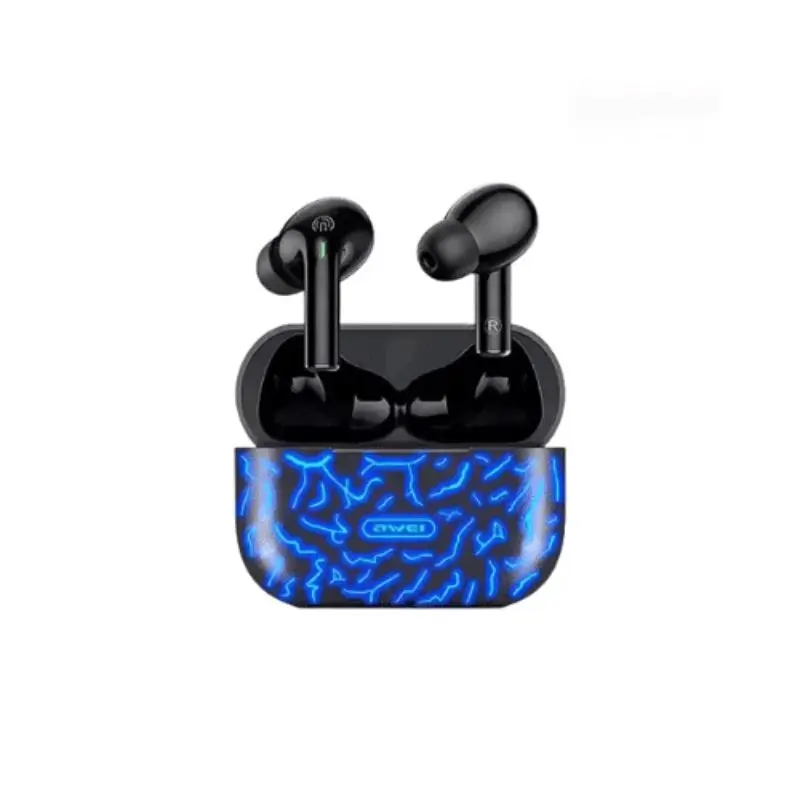 Front view of the charging case highlighting the premium Awei T29 Pro Gaming Earbuds price in Bangladesh.